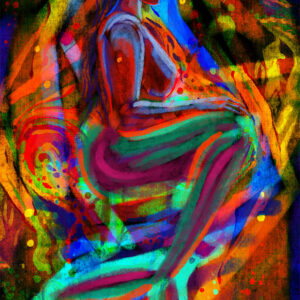 Tela Decorativa “Sereia” | Fine Art em Canvas | 50 × 90 cm