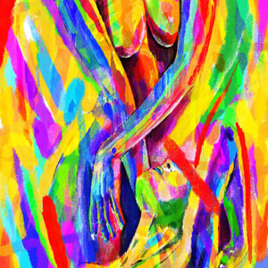 Tela Decorativa “Nu Contemporâneo” | Fine Art em Canvas | 50 × 95 cm