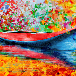 Tela Decorativa “Canoa” | Fine Art em Canvas | 80 × 60 cm