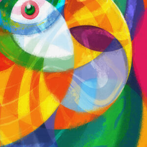 Tela Decorativa “Papagaio” | Fine Art em Canvas | 60 × 80 cm