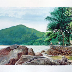 Paisagem em Aquarela – Obra Personalizada