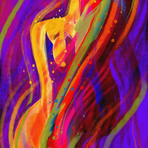 Tela Decorativa “Nu Contemporâneo” | Fine Art em Canvas | 50 × 95 cm